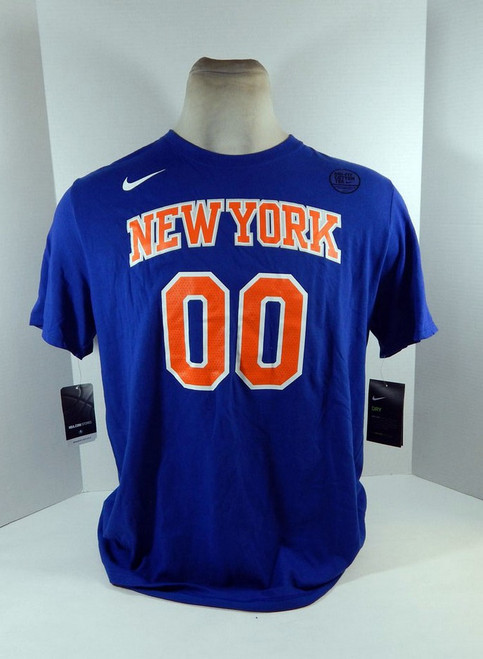 2018-19 Mens NY Knicks Enes Kanter Freedom #00 Swingman Blue Shirt Nike XL