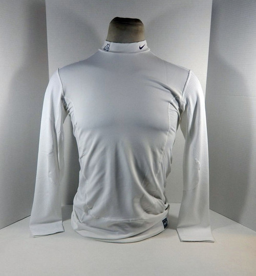 Mens TCU Horned Frogs Team Issued Pro Combat Frog on Neck White Shirt Nike 2XL