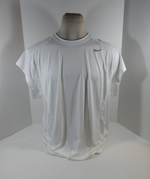 Mens TCU Horned Frogs Team Issued Pro Combat White Shirt Nike 3XL