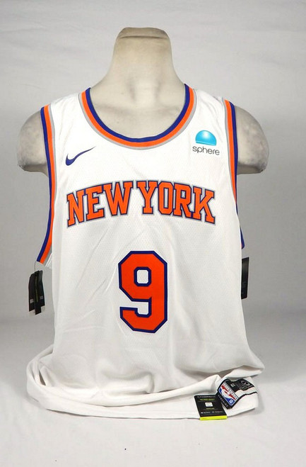 2022-23 Mens New York Knicks RJ Barrett #9 Swingman Sphere White Jersey Nike 60