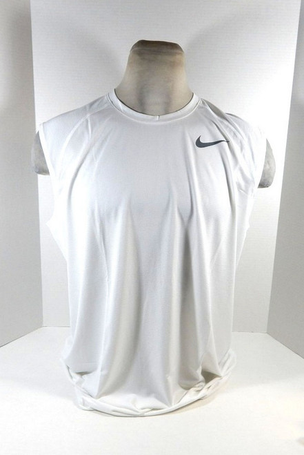 Mens TCU Horned Frogs Team Issued DRIFIT White Shirt Nike 2XL
