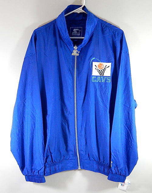 1990's Cleveland Cavs Starter NBA Authentics Vintage Warm Up Jacket XL NOS