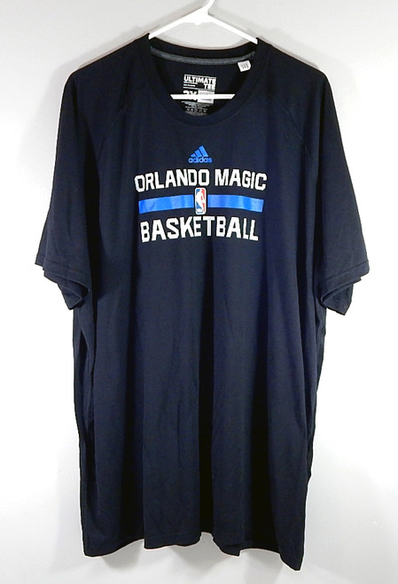 Orlando Magic Basketball Adidas Ultimate Tee Warm Up Shirt Black 3XL New