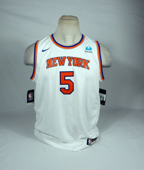 2022-23 Youth NY Knicks Immanuel Quickley #5 Swingman Sphere Wht Jersey Nike XL