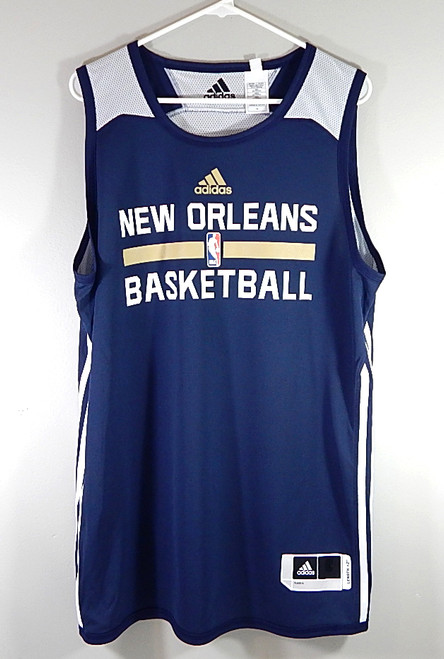 New Orleans Pelicans Adidas Reversible Basketball Jersey Large +2" New