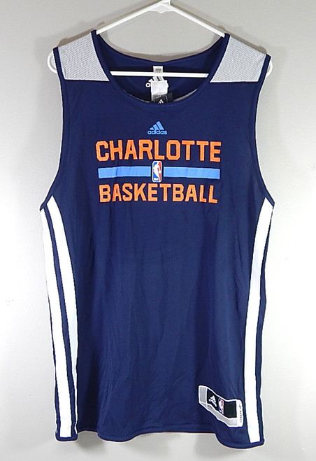 Charlotte Bobcats Adidas Reversible Basketball Practice Jersey 2XL +2" New