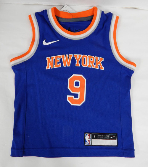 2021 Kids New York Knicks RJ Barrett #9 NBA Authentics Blue Jersey Nike S