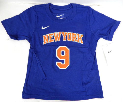 2022-23 Toddlers New York Knicks RJ Barrett #9 N&N Jersey Blue Shirt Nike 4T