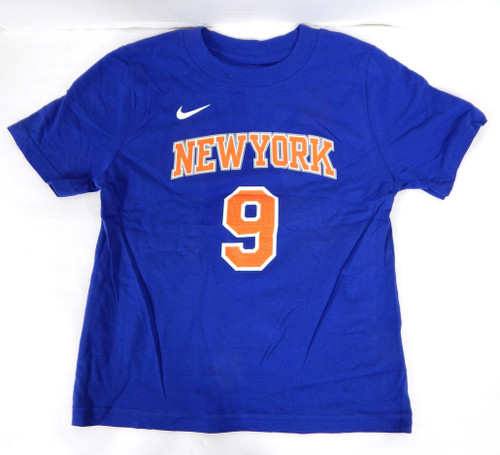 2021-22 Toddlers New York Knicks RJ Barrett #9 N&N Jersey Blue Shirt Nike M
