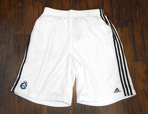 Charlotte Hornets Adidas Basketball Shorts White Black Size XLT New