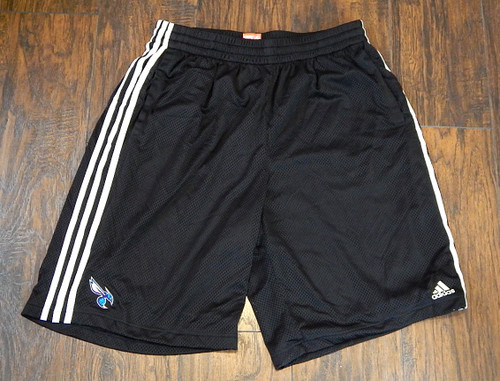 Charlotte Hornets Adidas Basketball Shorts Black White Size XLT New