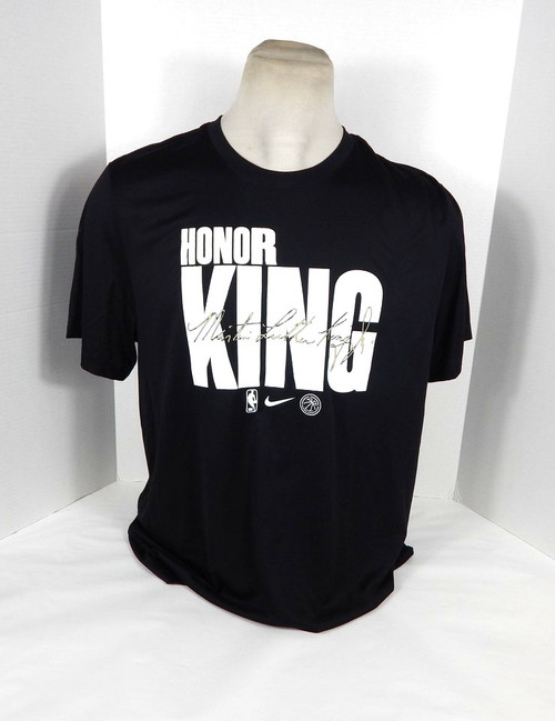2024-25 NBA Basketball Team Issued Black SS Shirt Martin Luther King Jr Nike XXL