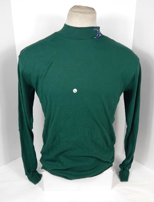 2000s Mens Tampa Bay Rays Authentic Team Issued Green Turtleneck Majestic L +Tag
