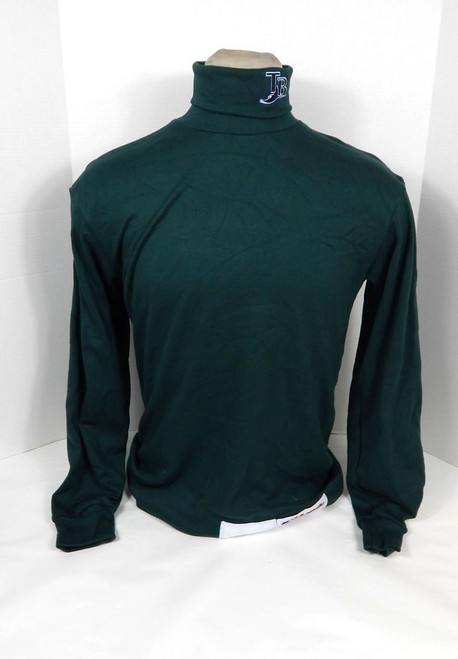 2000's Mens Tampa Bay Rays Authentic Team Issued Green Turtleneck Majestic XL
