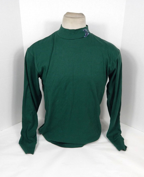 2000s Mens Tampa Bay Rays Authentic Team Issued Green Turtleneck Majestic XL