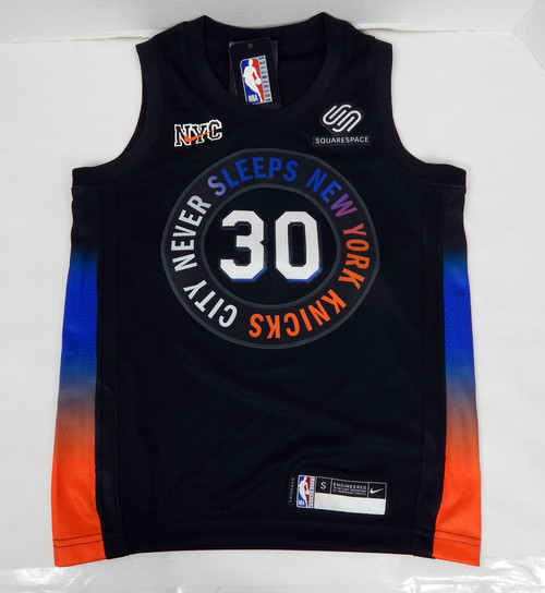 2019-20 Youth New York Knicks Swingman City Edition Black Jersey Nike S