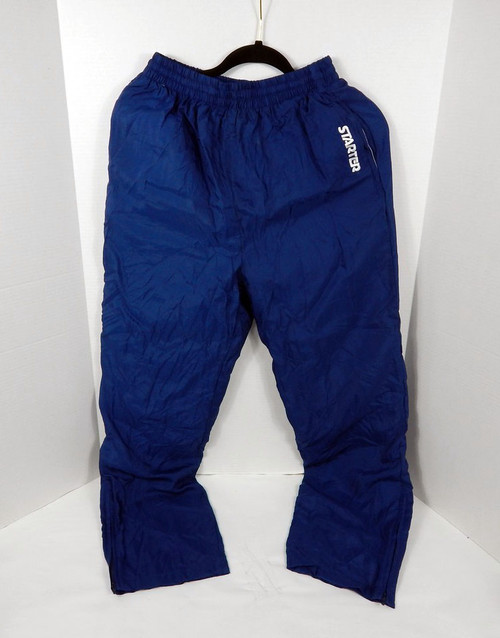 2000's Mens Team USA Track Team Issued Basketball Navy Travel Pants Starter S