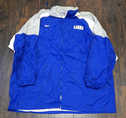 1990's Detroit Lions Reebok NFL Pro Line Vintage Coat Jacket Adult XXL DJ066568