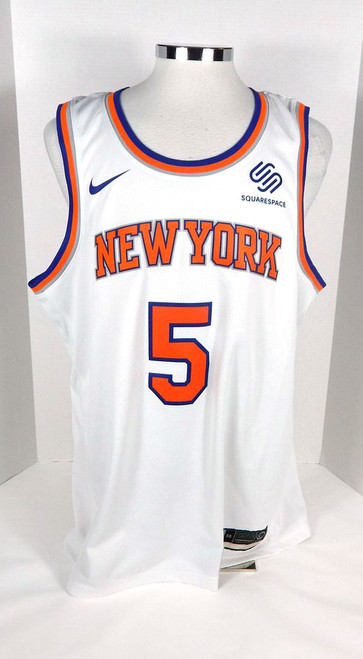 2019-20 Mens New York Knicks Immanuel Quickley #5 Swingman White Jersey Nike 56