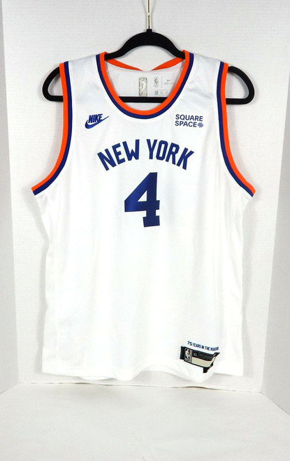 2021-22 Youth New York Knicks Derrick Rose #4 Swingman 75th Ann W Jersey Nike XL