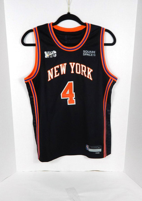 2020-21 Youth New York Knicks Derrick Rose #4 Swingman Black Jersey Nike L