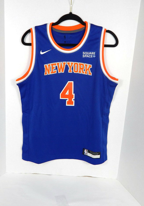 2020-21 Youth New York Knicks Derrick Rose #4 Swingman Blue Jersey Nike L