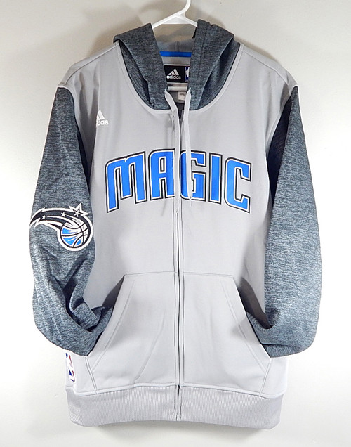 Orlando Magic Adidas Climalite Warm Up Sweatshirt Size Medium Heather Gray New