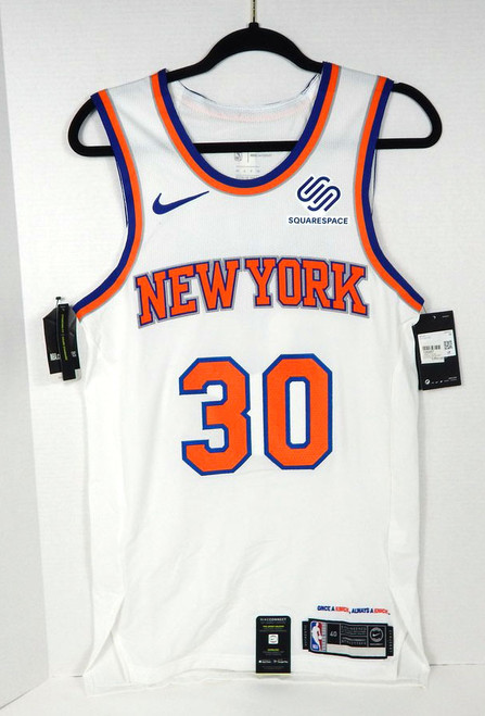 2021-22 Mens New York Knicks Julius Randle #30 Authentic White Jersey Nike 40