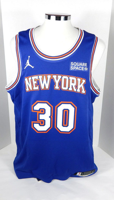 2020-21 Mens New York Knicks Julius Randle #30 Swingman Blue Jersey Jordan 56