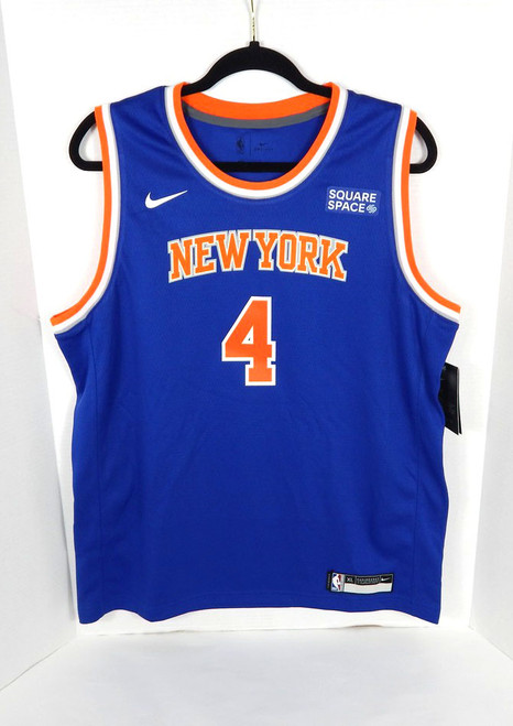 2021-22 Youth New York Knicks Derrick Rose #4 Swingman Blue Jersey Nike XL