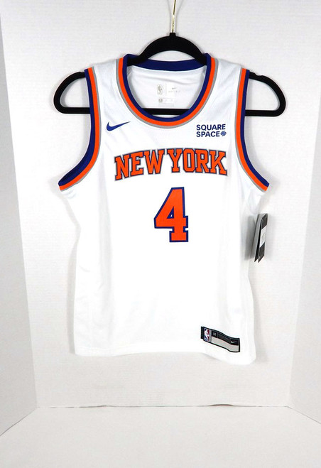 2021-22 Youth New York Knicks Derrick Rose #4 Swingman White Jersey Nike M