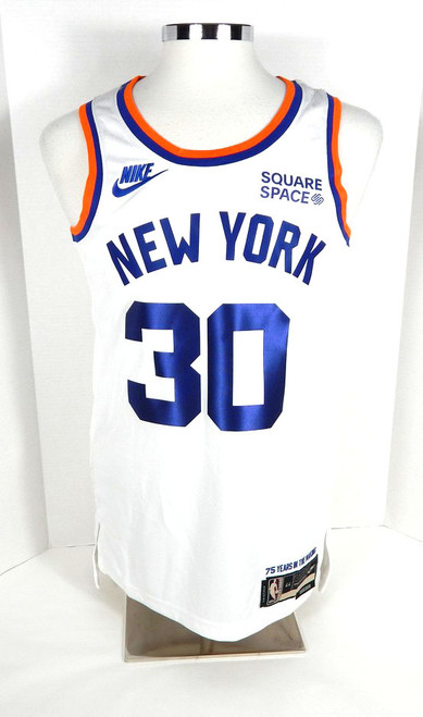 2021-22 Mens New York Knicks Julius Randle #30 Swingman White Jersey Nike 44