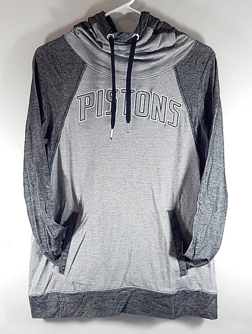 Detroit Pistons Brave NBA For Her Antigua Hoodie Sweatshirt Ladies M Black New