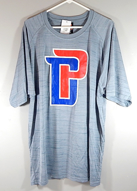 Detroit Pistons Concrete Defender Shirt Elbowgrease Athletics Adult L Gray New