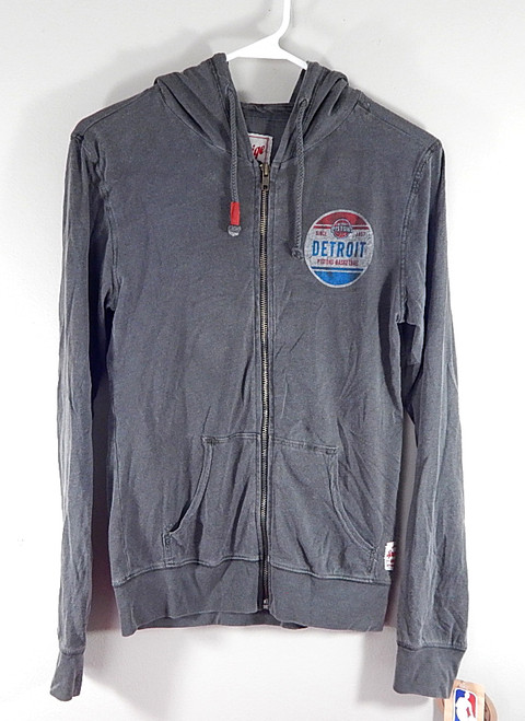 Detroit Pistons Laid Back Jennifer Sportiqe Hoodie Sweatshirt Womens M Black