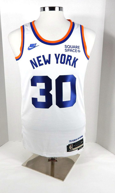 2021-22 Mens New York Knicks Julius Randle #30 Swingman White Jersey Nike 40