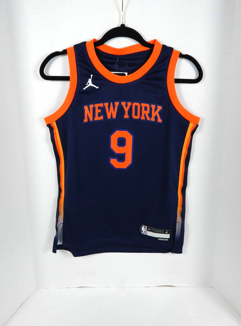 2019-20 Youth New York Knicks RJ Barrett #9 Swingman Navy Jersey Jordan M