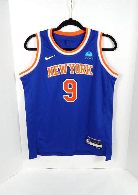 2023 Youth New York Knicks RJ Barrett #9 Swingman Blue Jersey Nike L