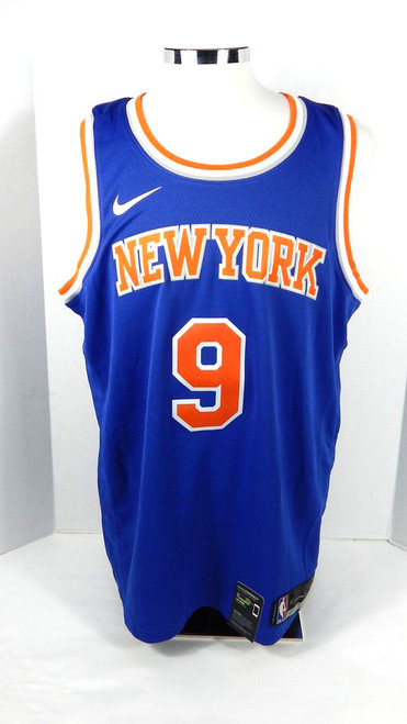 2022-23 Mens New York Knicks RJ Barrett #9 Swingman Icon Blue Jersey Nike 52