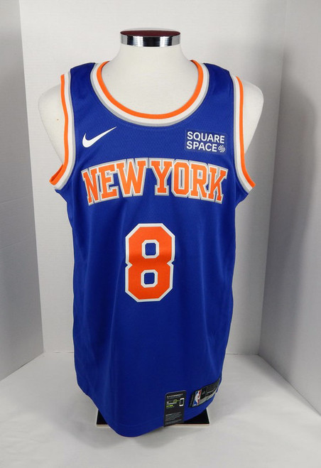 2018-19 Mens New York Knicks Kemba Walker #8 Swingman Blue Jersey Nike 48