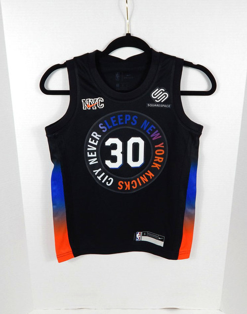 2020-21 Youth New York Knicks Julius Randle #30 Swingman Black Jersey Nike S