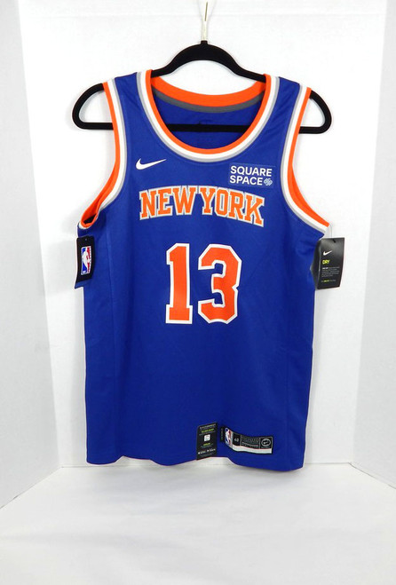 2021-22 Mens New York Knicks Evan Fournier #13 Swingman Icon Blue Jersey Nike 40