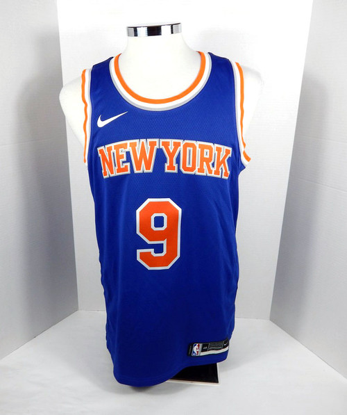 2022-23 Mens New York Knicks RJ Barrett #9 Swingman Icon Blue Jersey Nike 48