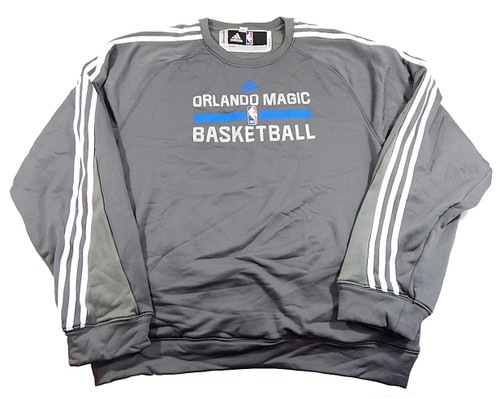 Orlando Magic Basketball Adidas Climalite Warm Up Sweatshirt New 3XL Length +2"