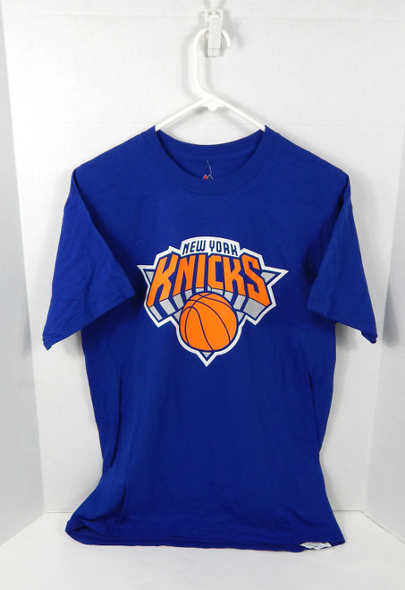 2020-21 Mens New York Knicks David Lee #5 N&N Backer Blue T-Shirt Majestic M
