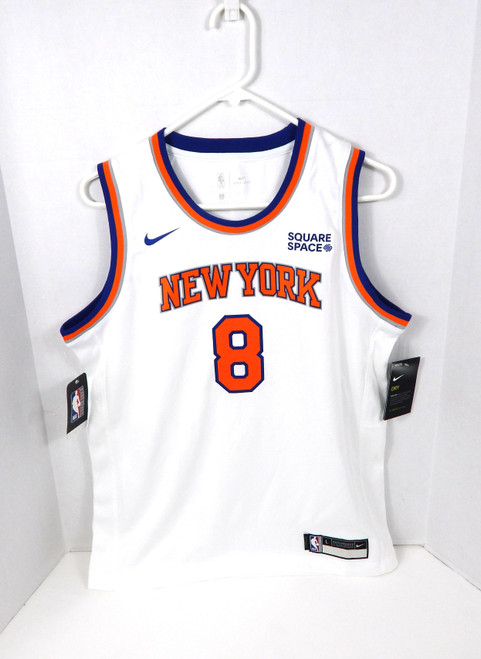 2020-21 Youth New York Knicks Kemba Walker #8 Swingman White Jersey Nike L