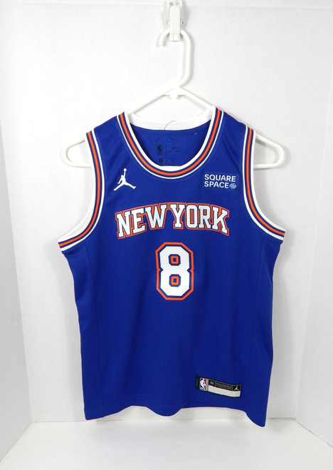 2020-21 Youth New York Knicks Kemba Walker #8 Swingman Blue Jersey Nike M