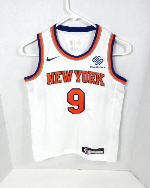 2019-20 Youth New York Knicks RJ Barrrett #9 Swingman White Jersey Nike S
