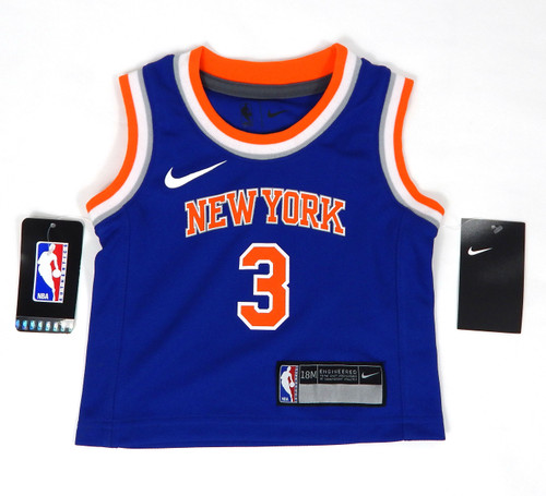2017-18 Baby New York Kncks Tim Hardaway Jr #3 Swingman Blue Jersey Nike 18M