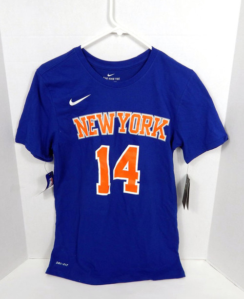 2019-20 Youth New York Knicks Allonzo Trier #14 N&N Blue T-Shirt Nike S